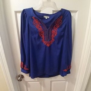 Jade Melody Tam Blouse Size S